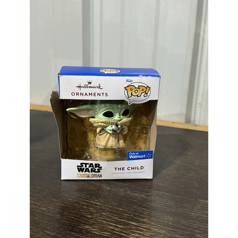 Hallmark 2021‎ Funko Pop Baby Yoda Child Star Wars Walmart Christmas Ornament